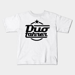 Duo driver logo v.1 (black) Kids T-Shirt